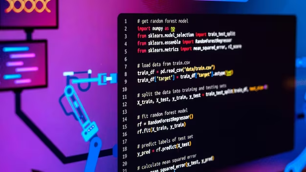Computer with written code