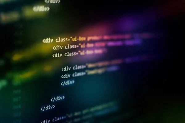 Screen with code