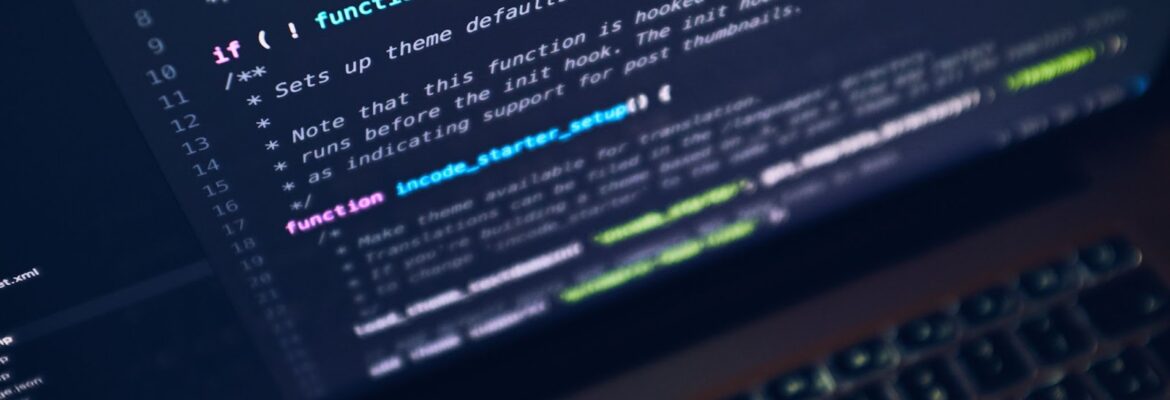 The code on the laptop